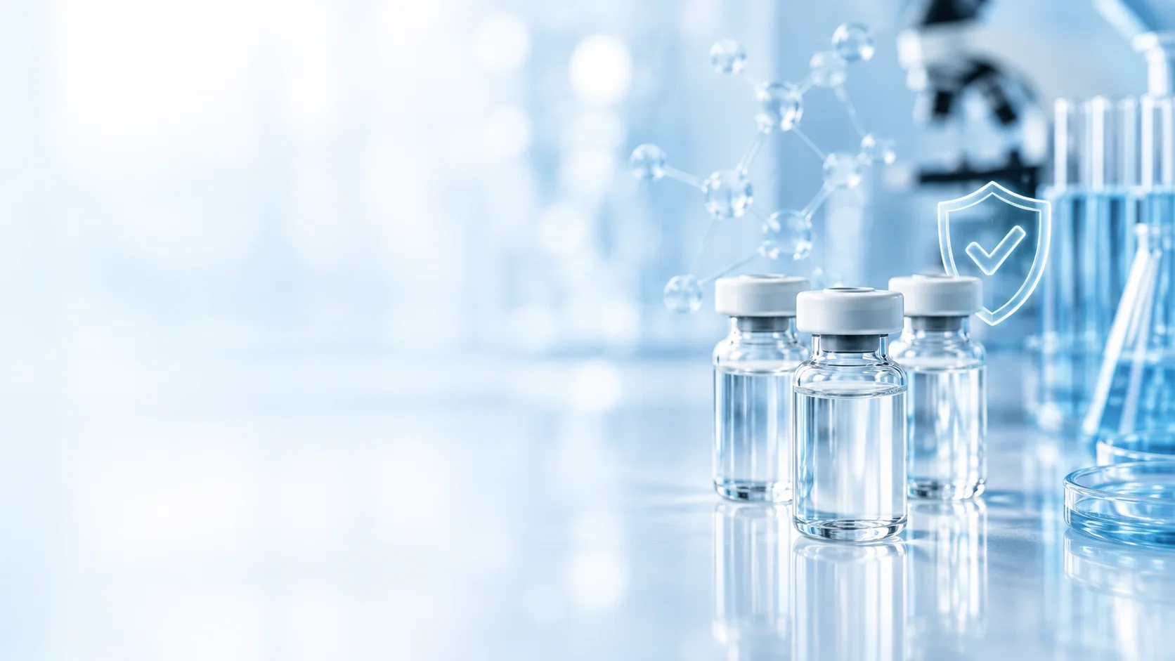 Unbranded research vials